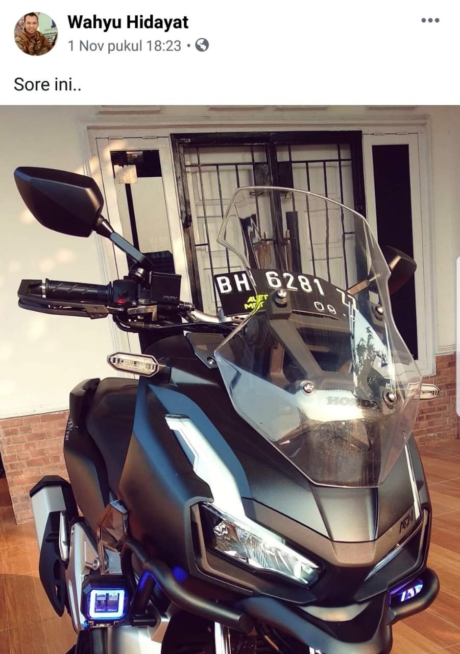 Modifikasi Lampu Tembak Honda ADV 150 Crashbar Bikers Indonesia
