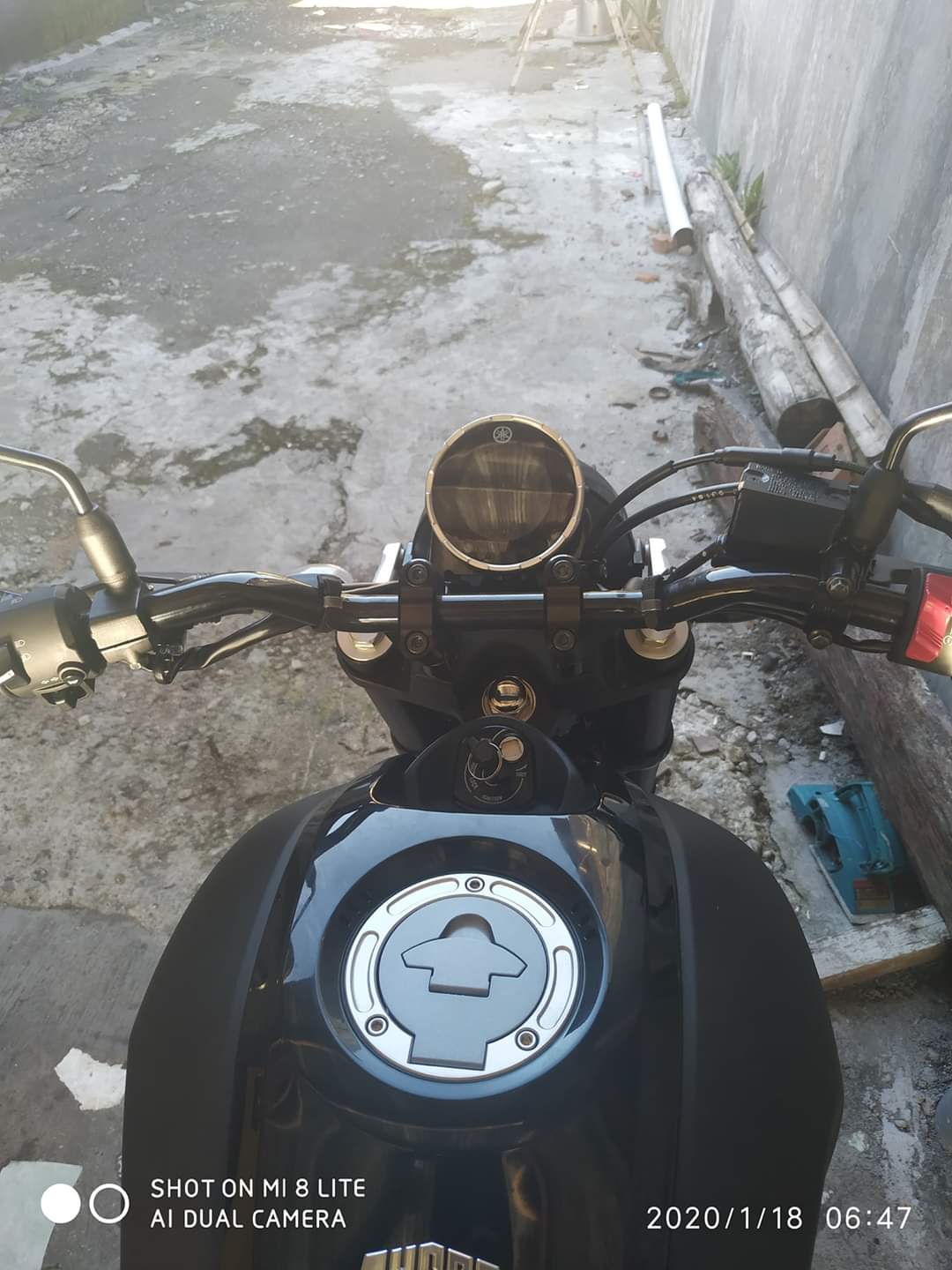 Pasang Stang Byson Masih Kurang Nyaman Ganti Lagi Stang MT15 Di Yamaha XSR Bikers Indonesia