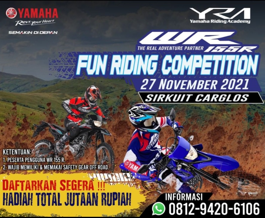 Fun riding competition yamaha wr 155